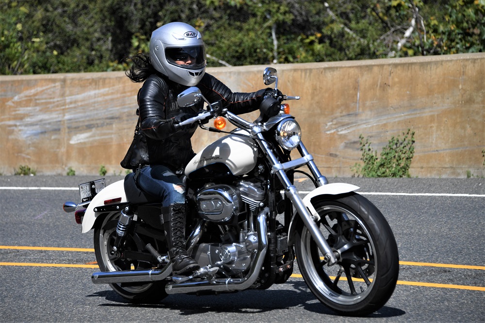 Sun Photo A00013 Motorcycle on Ortega Highway